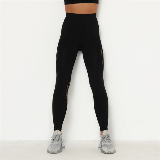 Leggings with transparent print